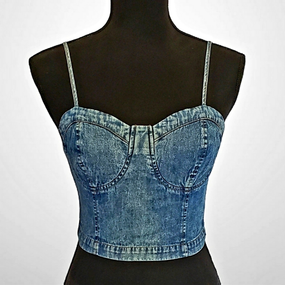 Denim Fitted top